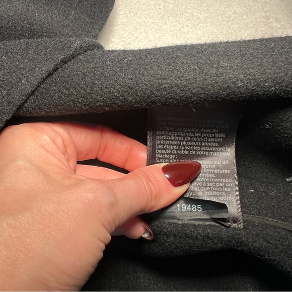 MACKAGE WOOL TRENCH JACKET WITH TIE - Picture 8 of 12